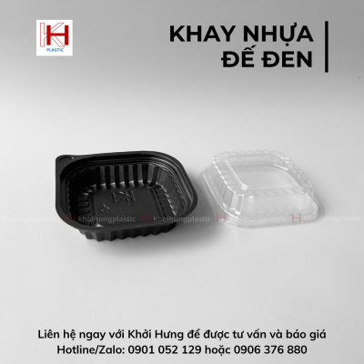 KHAY NHỰA ĐẾ ĐEN KH12