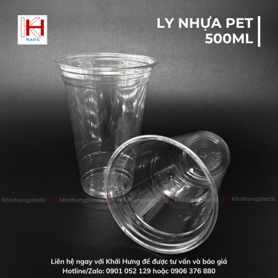 LY NHỰA PET 500ML