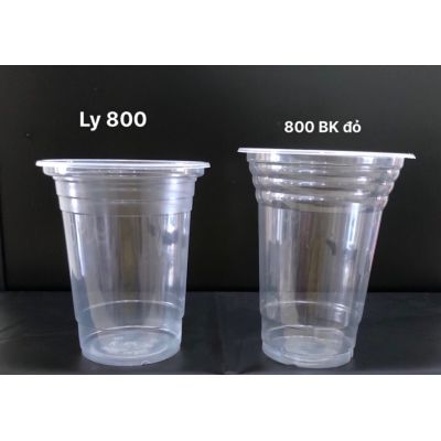 Ly nhựa PP 800ml trơn