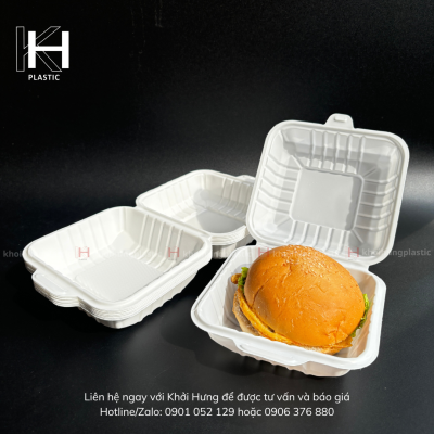 HỘP BURGER NHỰA PP – B5