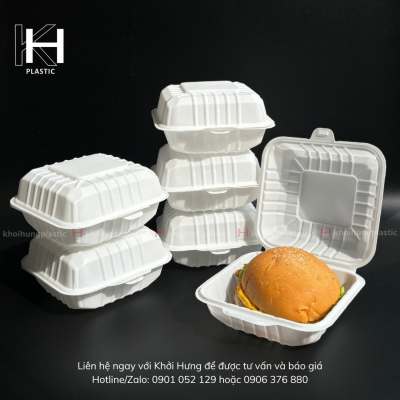 HỘP BURGER NHỰA PP – B5